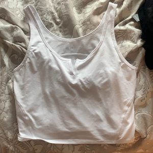 White crop tank